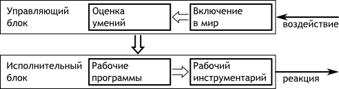 Структура «автоматного» функционирования психики